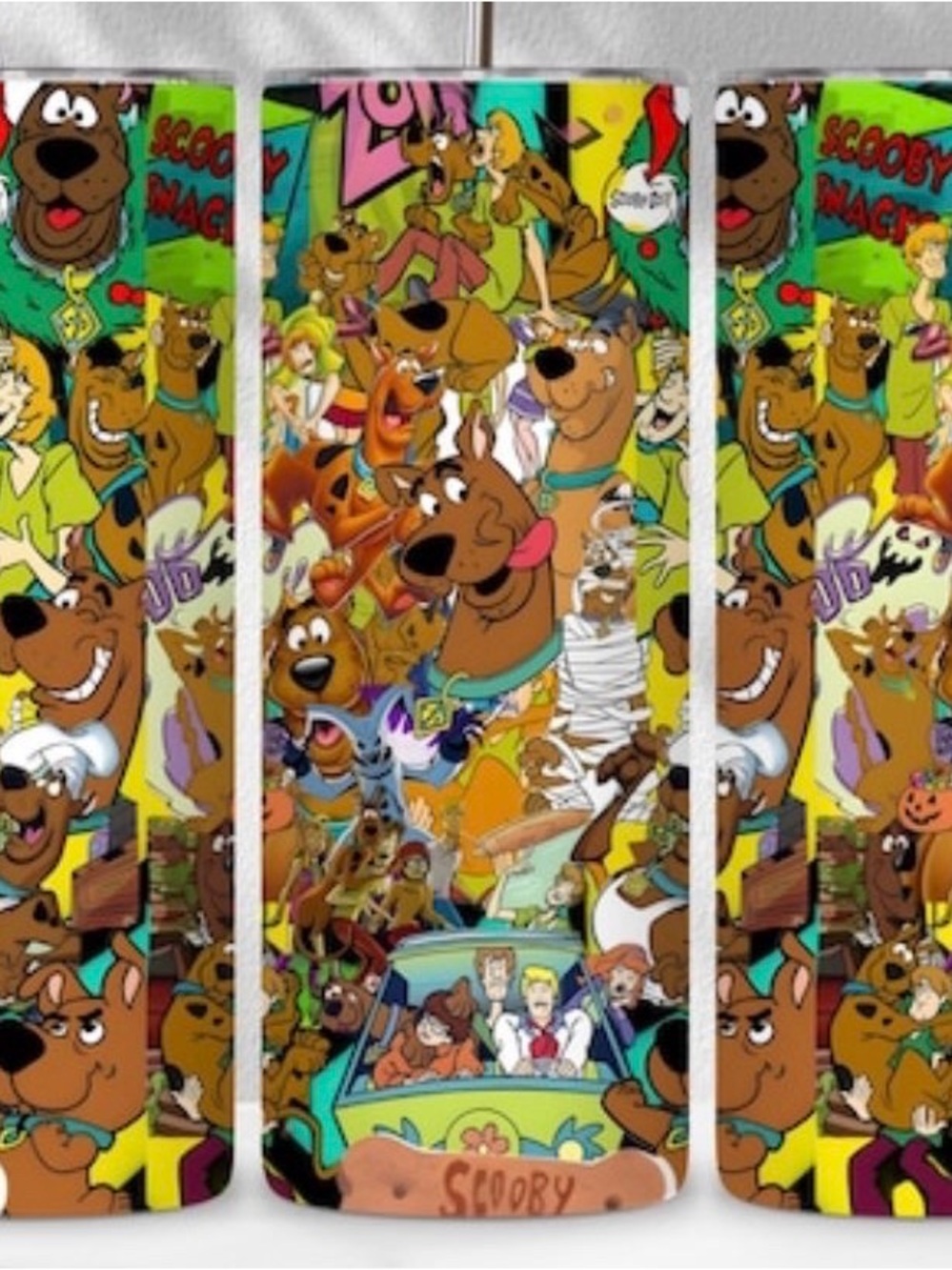 New 20oz Sublimation Tumbler Scooby Doo Print Stainless Steel
